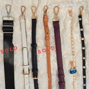 Various Purse Straps, 1 Per Price Listed